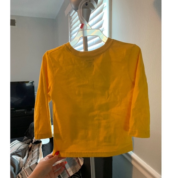 Yellow graphic long sleeve tee - Picture 2 of 2